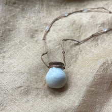 Load image into Gallery viewer, White Posy with Rainbow Faceted Moonstone