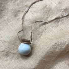 Load image into Gallery viewer, White Posy with Rainbow Faceted Moonstone