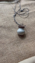 Load and play video in Gallery viewer, White Posy with rustic saphire