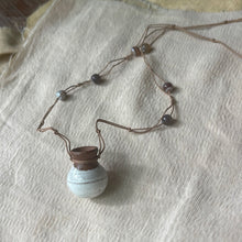 Load image into Gallery viewer, White Posy with Botswana Agate
