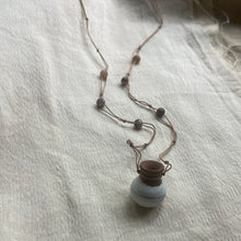 Load image into Gallery viewer, White Posy with Botswana Agate
