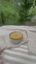 Load and play video in Gallery viewer, crackley beeswax candle pot
